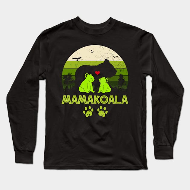 Mamakoala Mom Koala Mommy Mothers Day Gift Long Sleeve T-Shirt by Guide